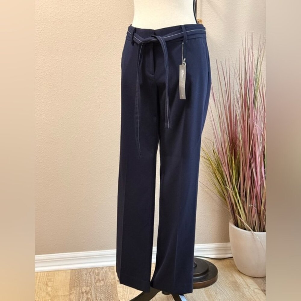 Ann Taylor LOFT Marisa Fit Navy Blue Trouser Pants Size 0